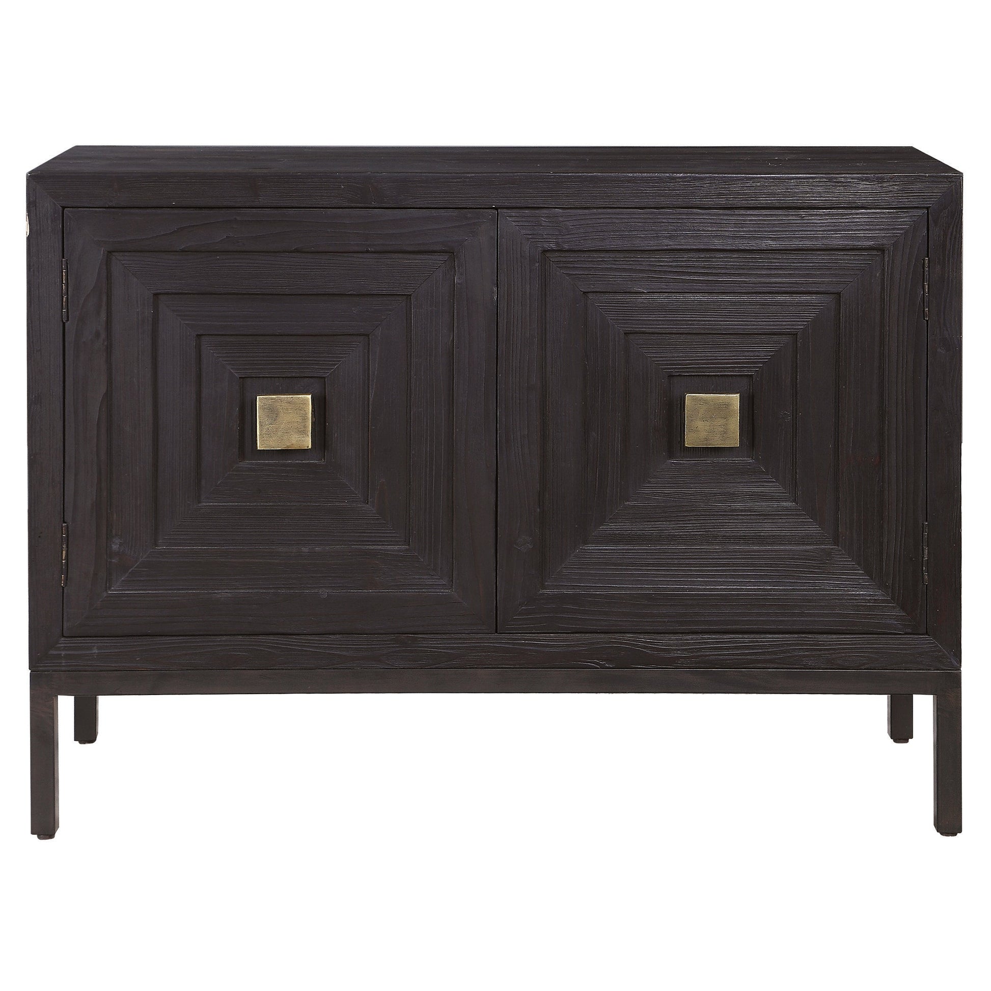  Aiken Dark Walnut 2 Door Cabinet