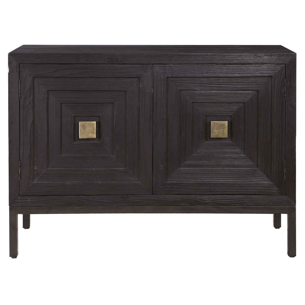  Aiken Dark Walnut 2 Door Cabinet