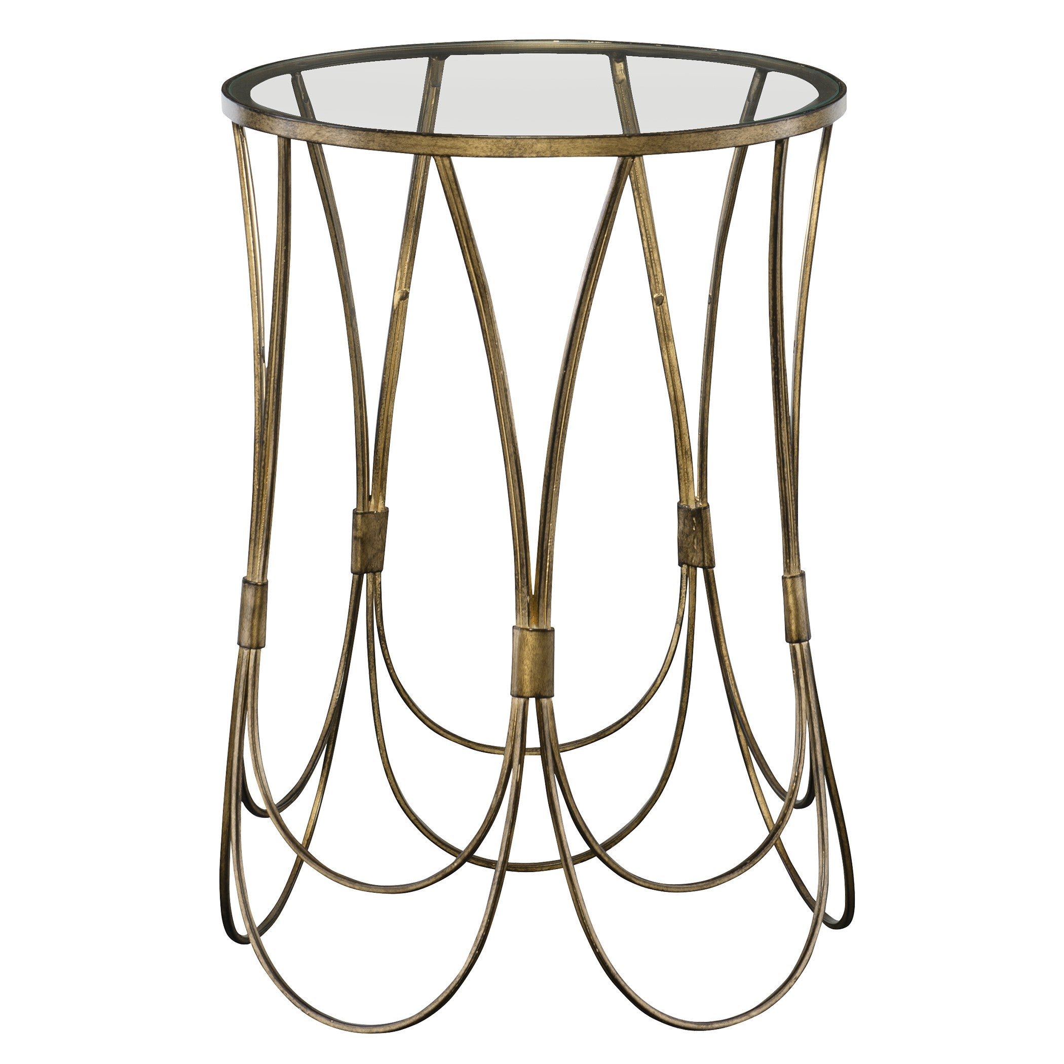  Kalindra Gold Accent Table