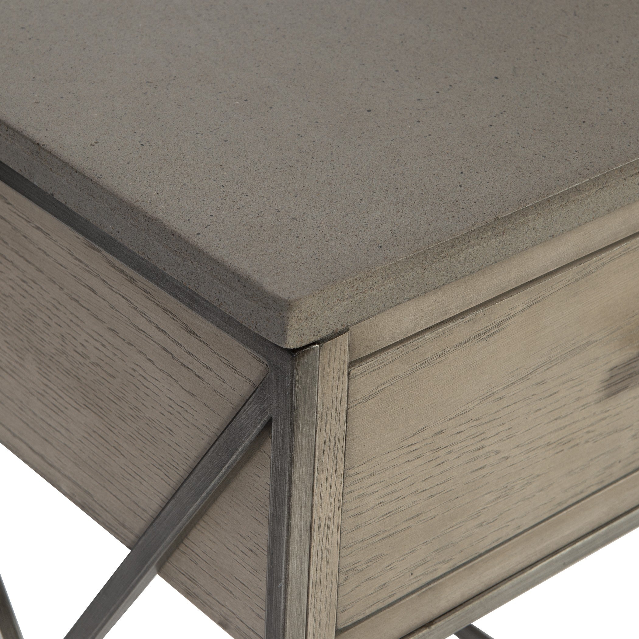 Uttermost Cartwright Gray Side Table