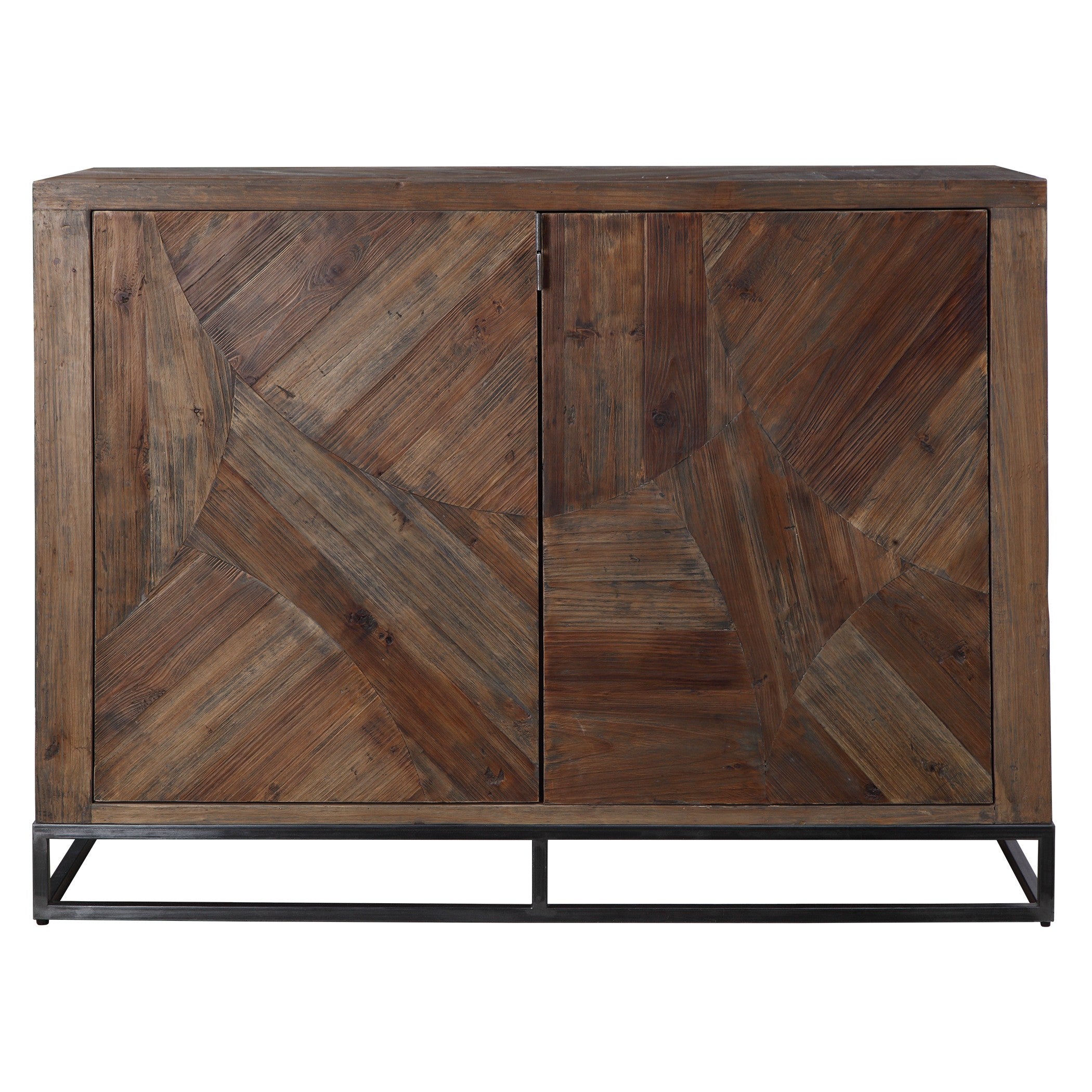  Evros Reclaimed Wood 2 Door Cabinet