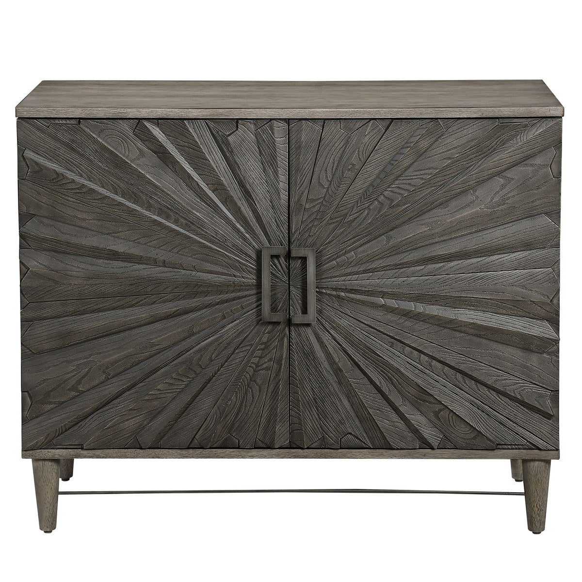  Shield Gray Oak 2 Door Cabinet
