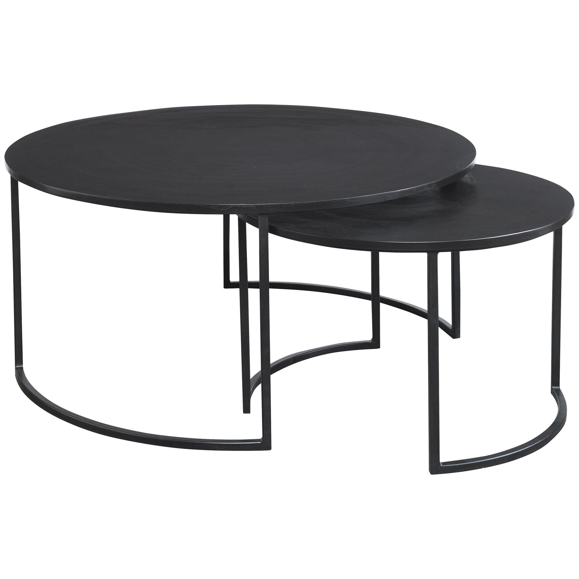  Barnette Modern Nesting Coffee Tables S/2