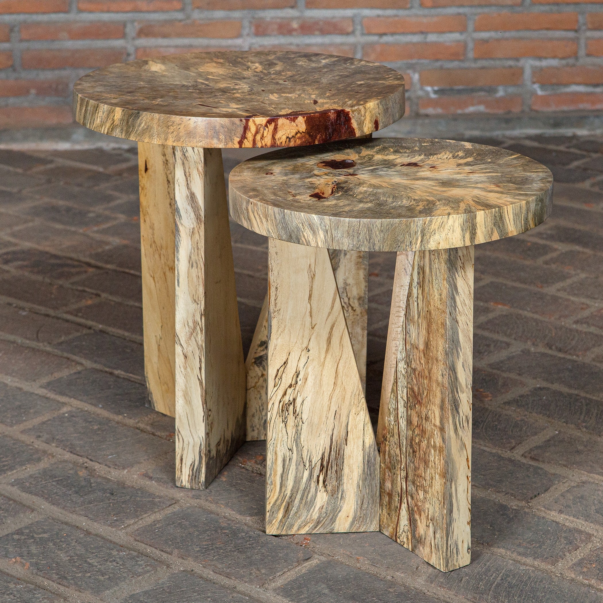 Uttermost Nadette Natural Nesting Tables Set of 2