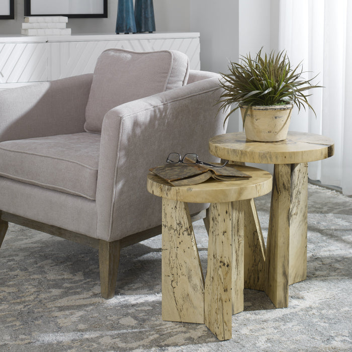 Uttermost Nadette Natural Nesting Tables Set of 2