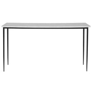 Nightfall White Marble Console Table