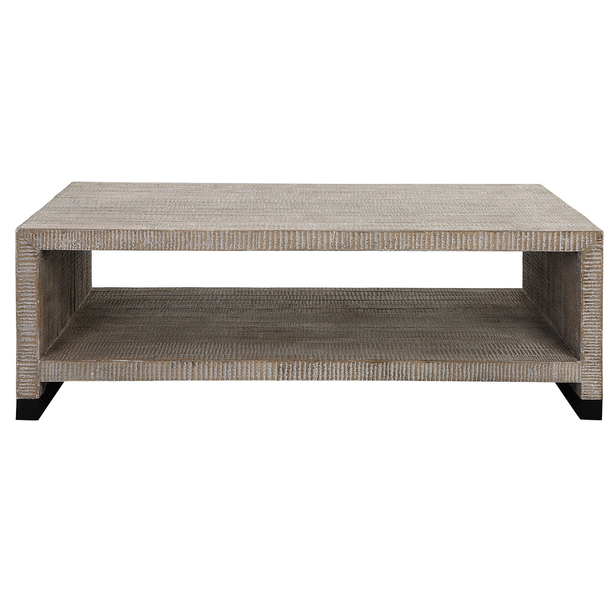  Bosk White Washed Coffee Table