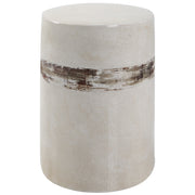  Comanche White Ceramic Garden Stool