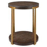 Palisade Round Wood Side Table
