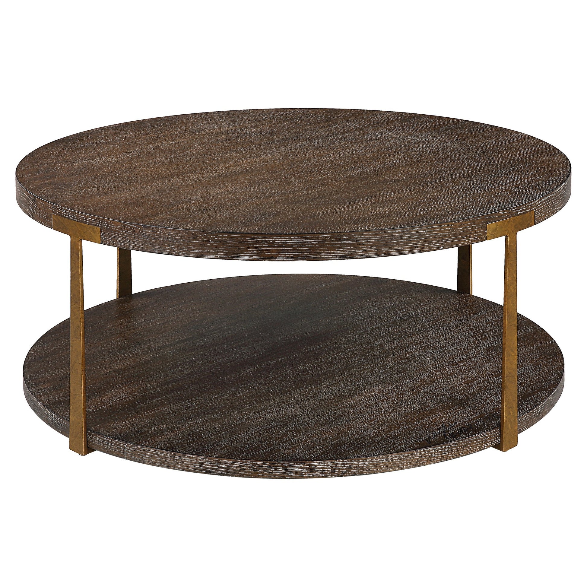  Palisade Round Wood Coffee Table