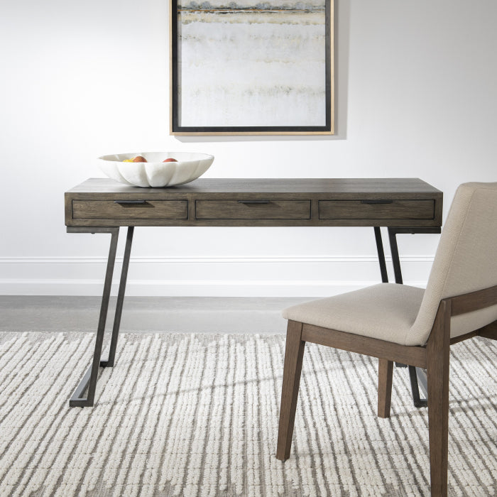 Uttermost Comrade Mango Wood Desk with Aged Steel Base