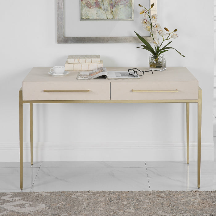 Uttermost Jewel Modern Desk in White