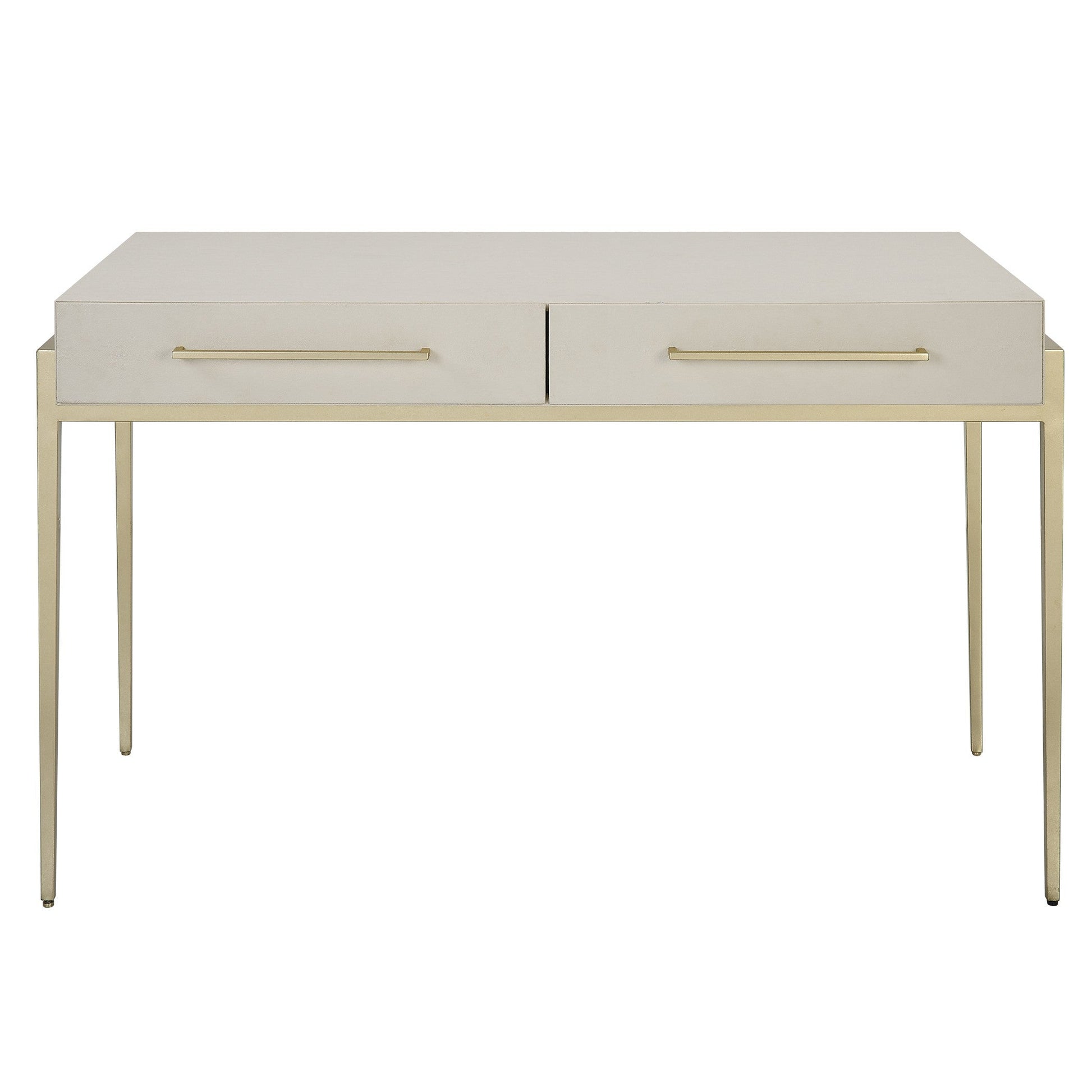 Jewel Modern Desk in White