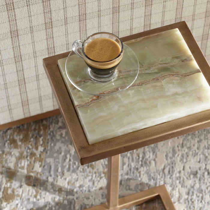 Uttermost Gamora Marble Drink Table