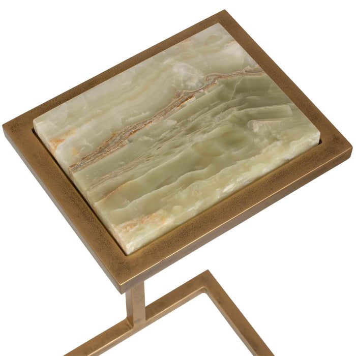 Uttermost Gamora Marble Drink Table