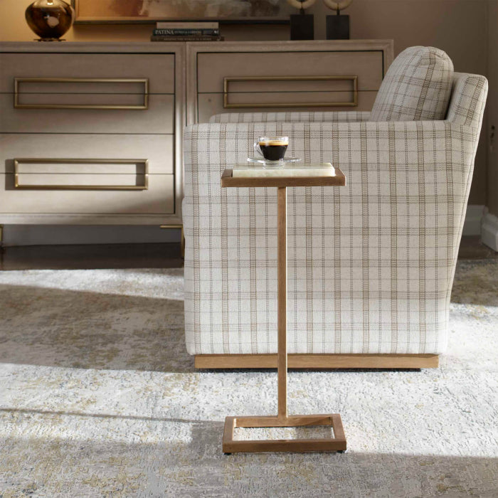 Uttermost Gamora Marble Drink Table