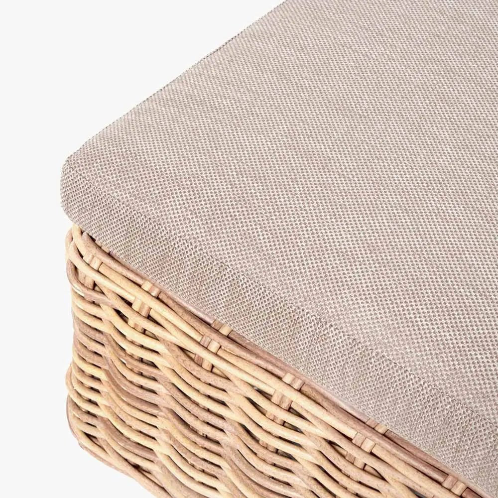 Garda Natural Antique Outdoor Sunlounger - Pacific Lifestyle Sun Loungers & Day Beds