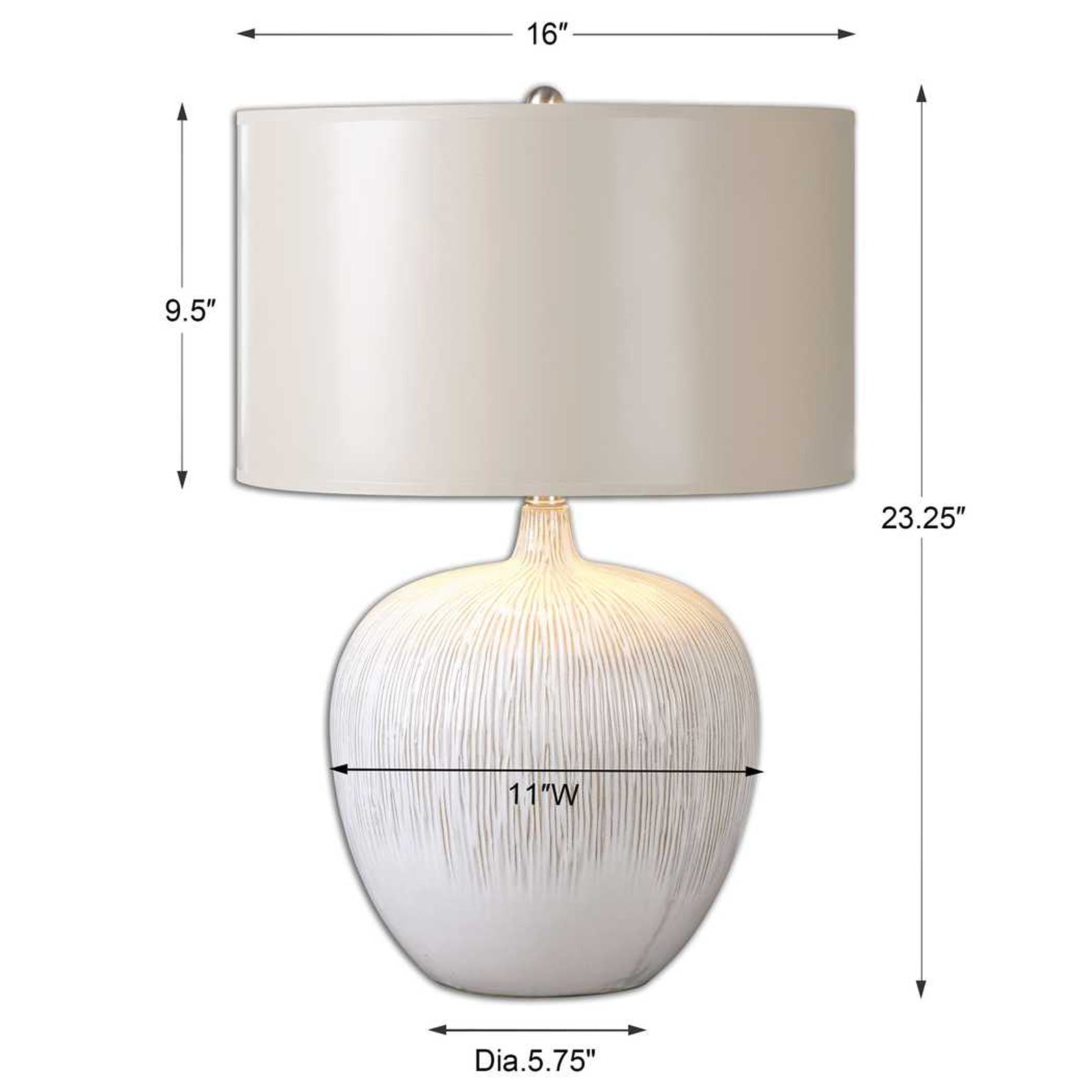 Uttermost Georgios Textured Ceramic Lamp