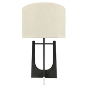 Glenmore Hammered Iron Table Lamp Gilded Oak with Irish Linen Shade Table Lamp