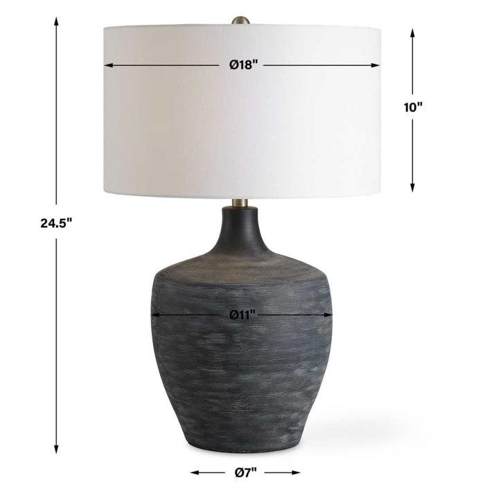 Uttermost Graphite Table Lamp