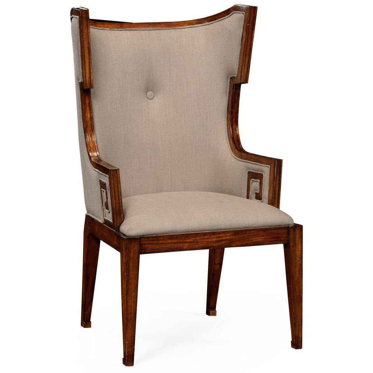 Jonathan Charles Dining Armchair Greek Revival in Walnut - Antwerp