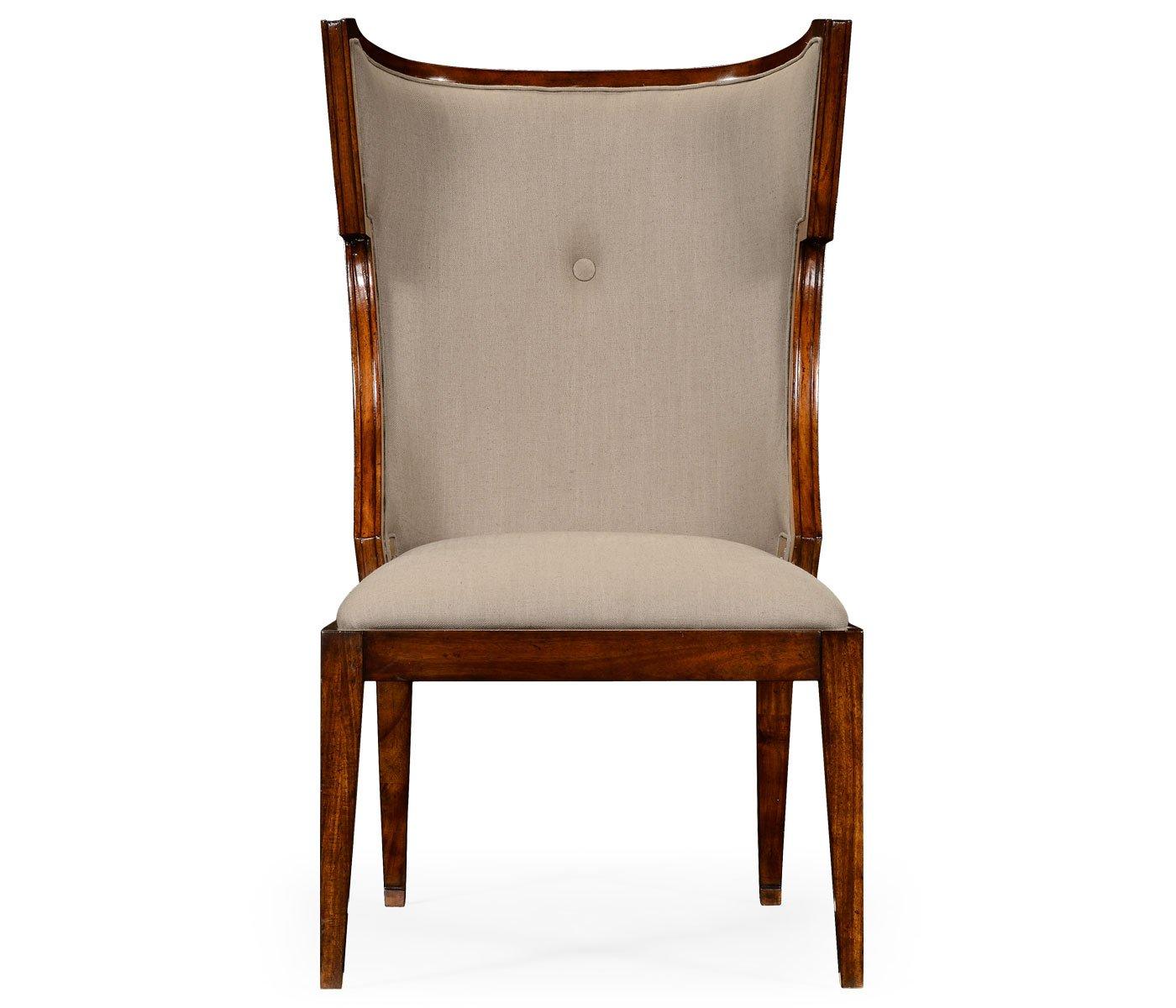 Jonathan Charles Dining Chair Greek Revival in Walnut - Antwerp