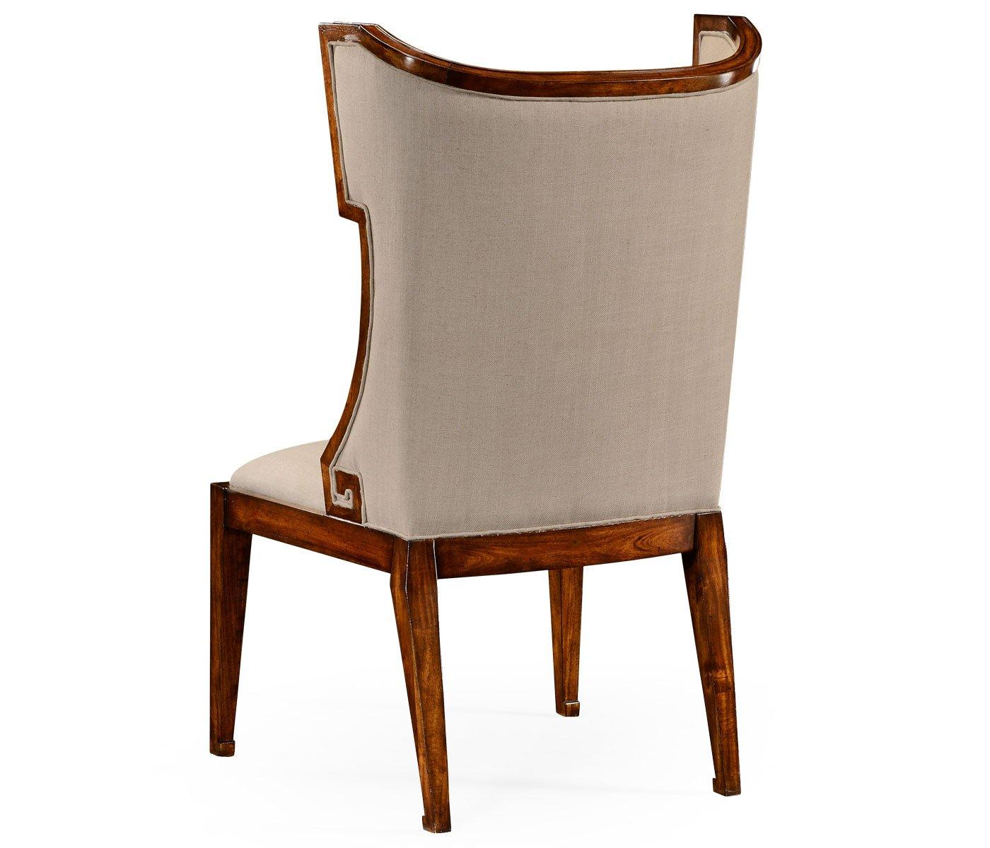 Jonathan Charles Dining Chair Greek Revival in Walnut - Antwerp