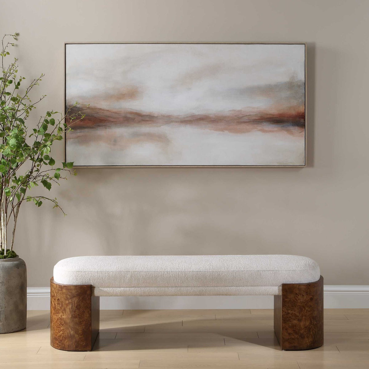 Uttermost Haze In The Horizon Landscape Painting