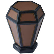 Theodore Alexander Penelope Hexagon Side Table in Caramel