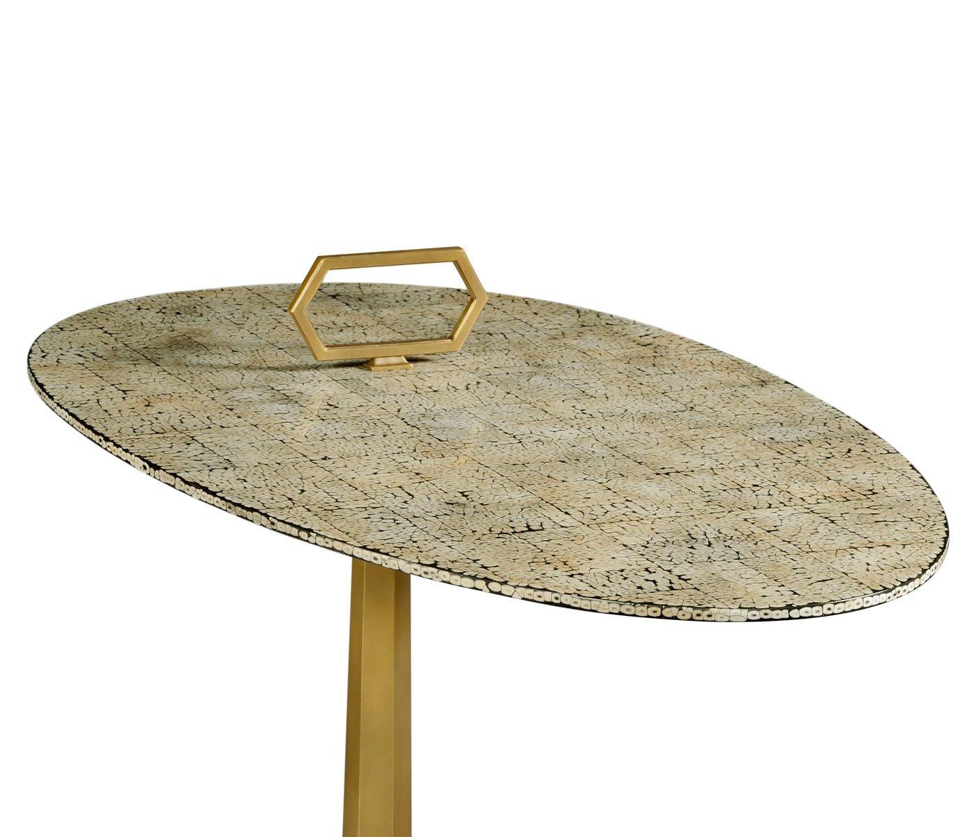 Jonathan Charles Supper Table Honey Eggshell