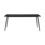 Horizon Large Black Dining Table – Modern Woodgrain Finish by Twenty10  Nicholas John Interiors