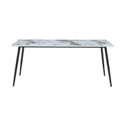 Horizon Large Marble Effect Dining Table – Pandora Finish by Twenty10 Design  Nicholas John Interiors