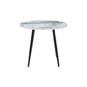 Twenty10 Design Horizon Round Dining Table Marble Effect in Pandora Marble Effect  Nicholas John Interiors