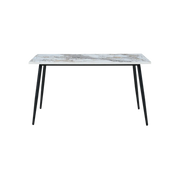 Twenty10 Design Horizon Medium Dining Table Marble Effect in Pandora  Nicholas John Interiors