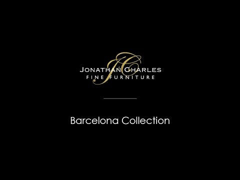Jonathan Charles Barcelona Upholstered Stool