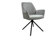 Lina Swivel Dining Chair Dark Grey  Nicholas John Interiors