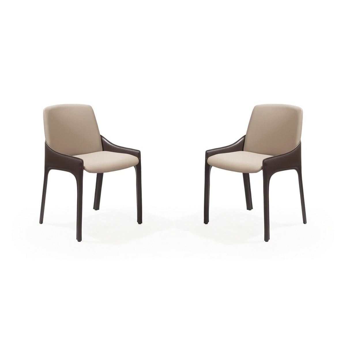 Tommy Franks Villa Dining Chair - Set of 2 - Dark Marble   Nicholas John Interiors