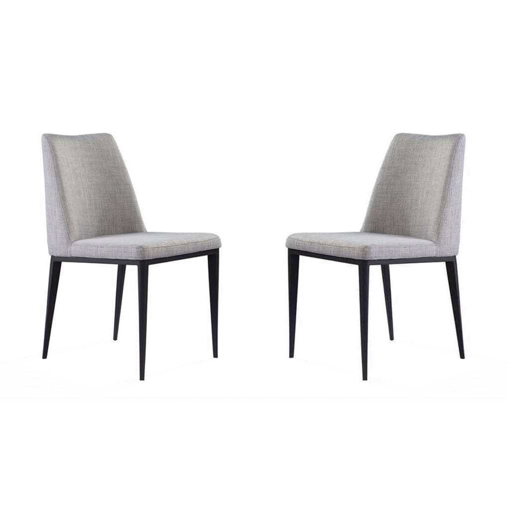 Tommy Franks Medici Dining Chair - Set of 2 - Cool Grey