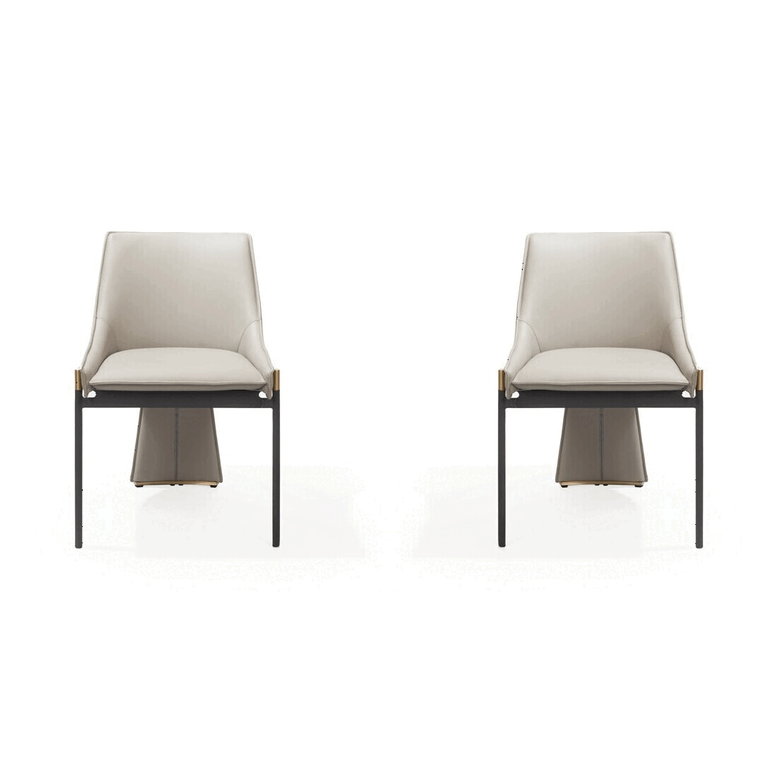 Filipo Dining Chair - Taupe - Set of 2   Nicholas John Interiors