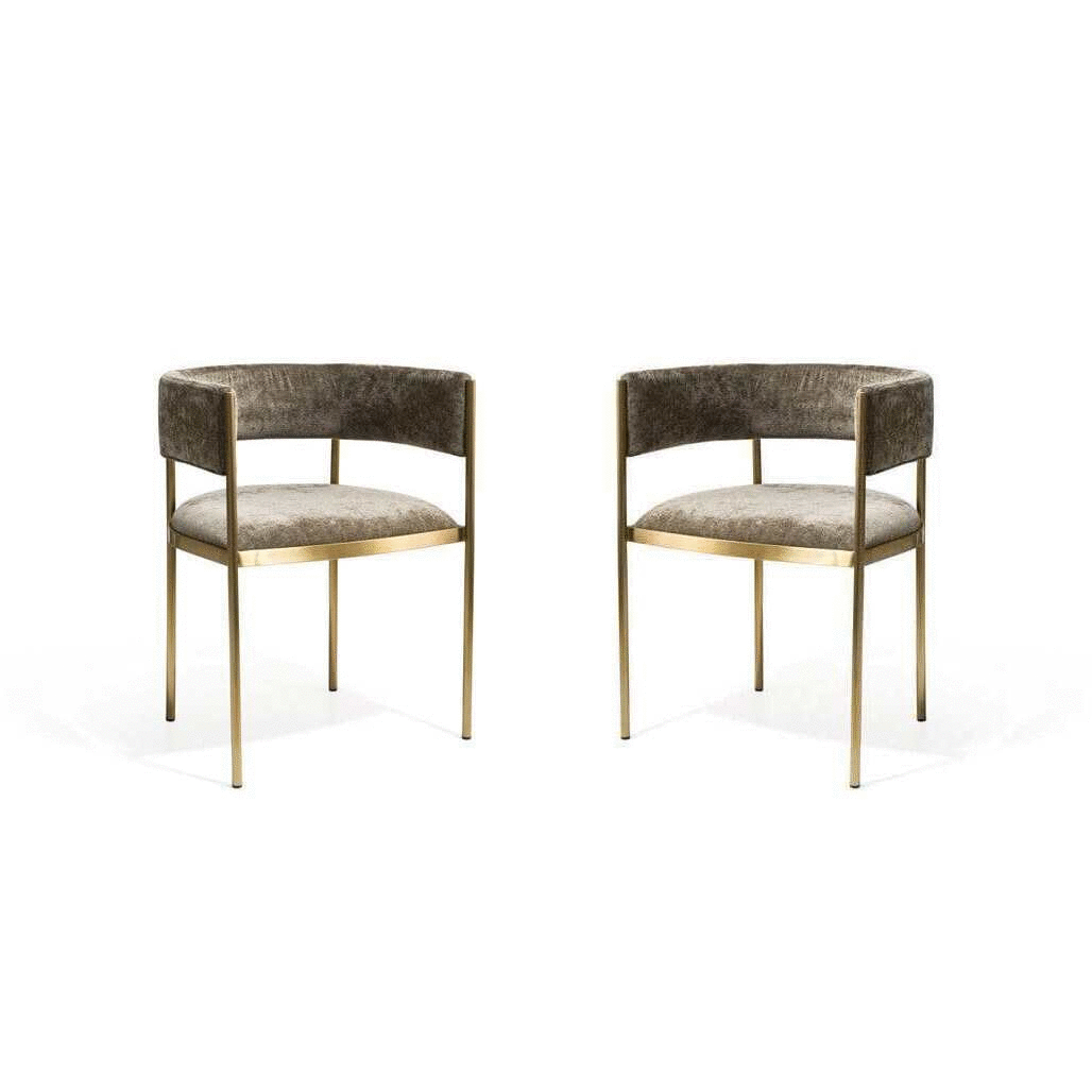 Tommy Franks Envie II Dining Chair - Set of 2 - Giselle Olive