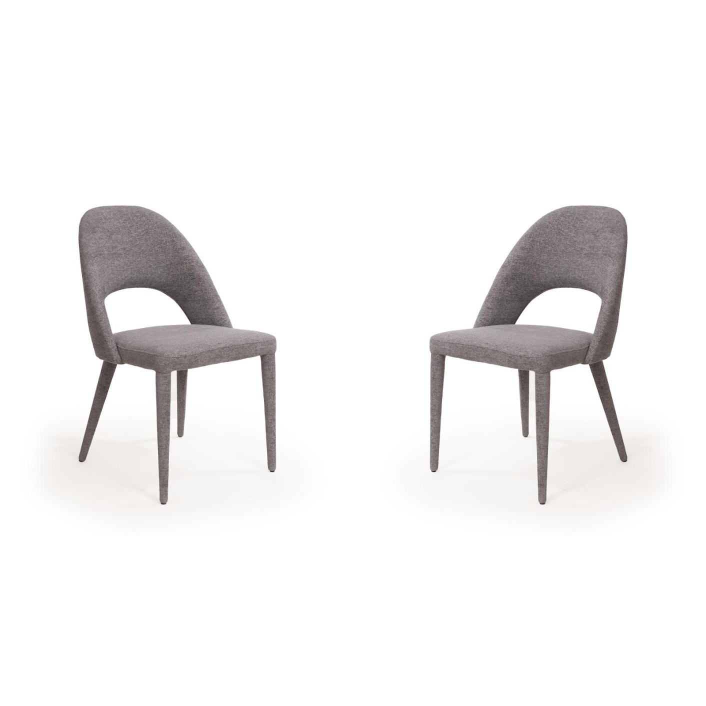 Tommy Franks Van Dining Chair - Set of 2 - Quartz Grey   Nicholas John Interiors