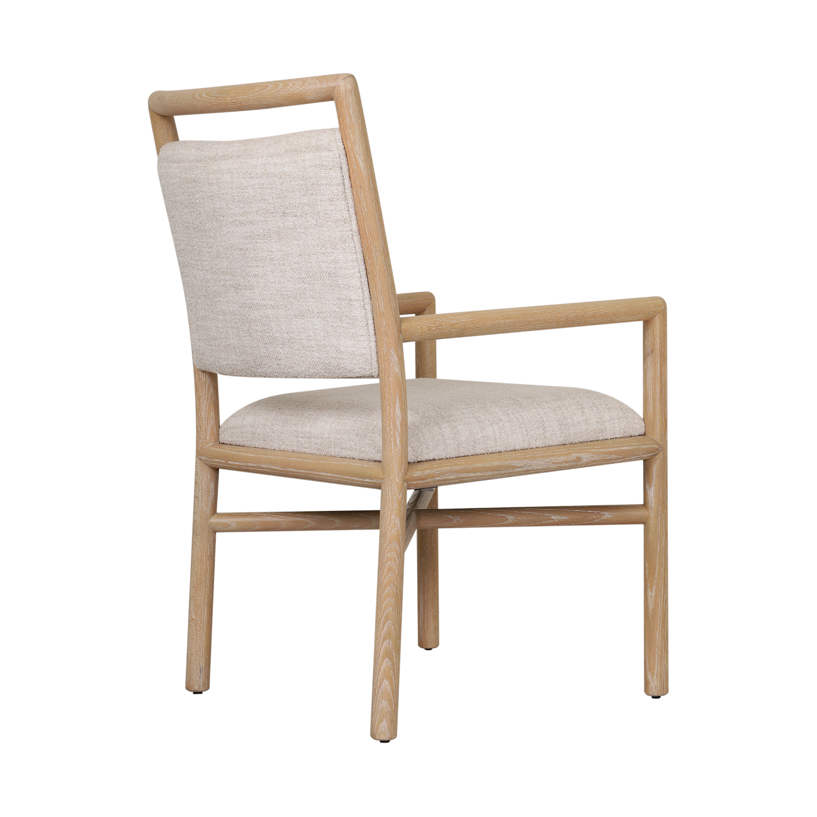 Theodore Alexander Montauk Upholstered Dining Armchair in Light