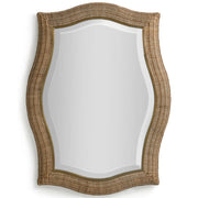 Jonathan Charles Palm Court Haven Rattan Wall Mirror