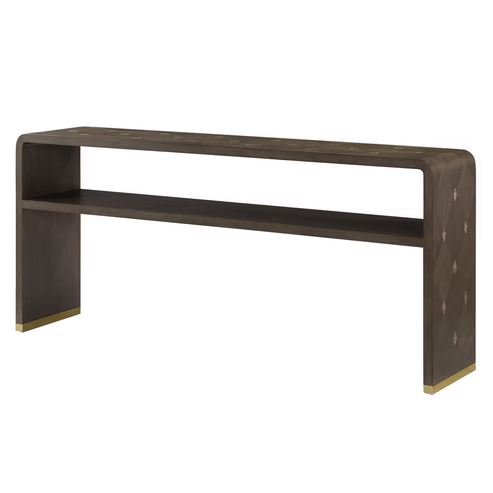 Theodore Alexander Judith Leiber Console Table Dark