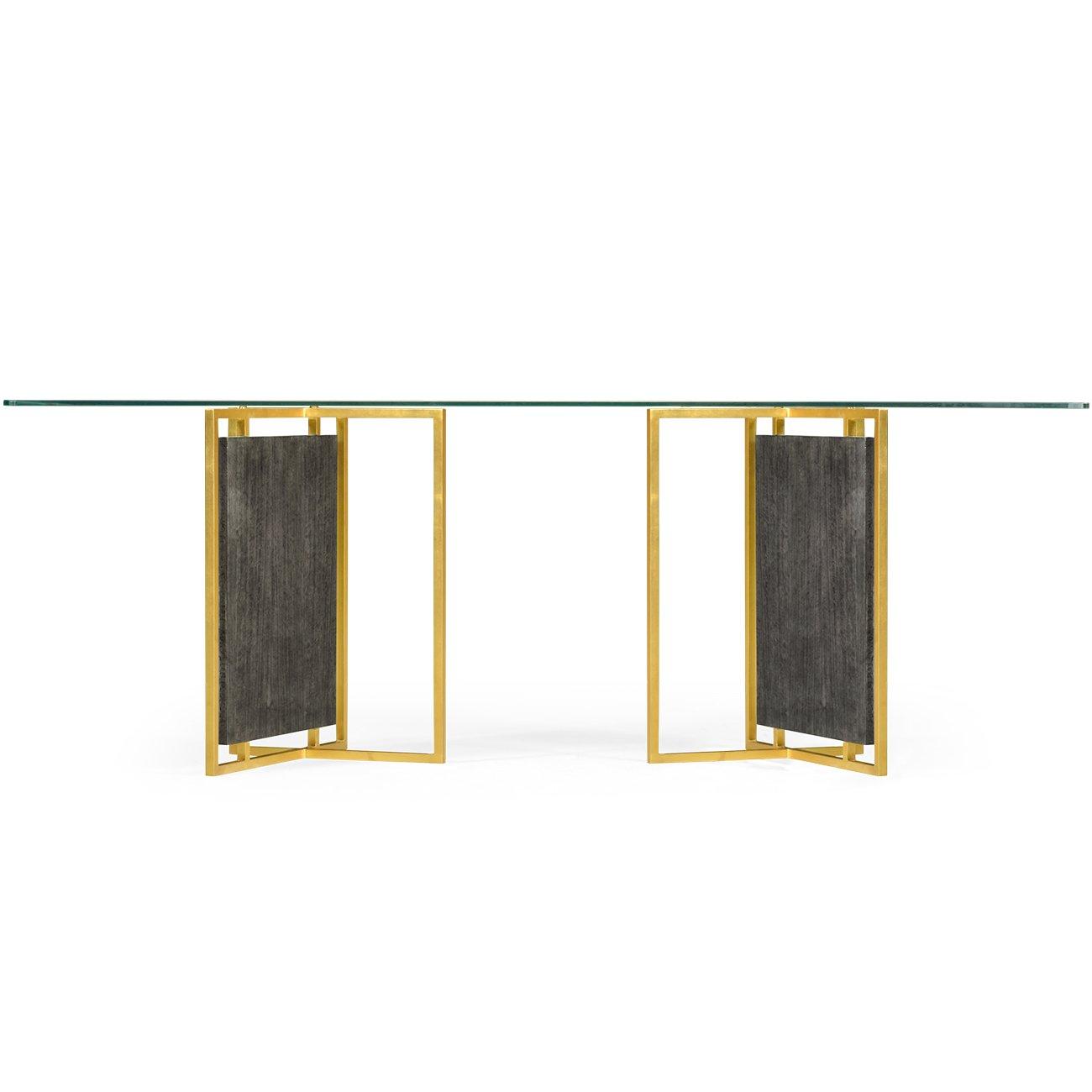 Jonathan Charles Dining Table in Smoked Grey Eucalyptus