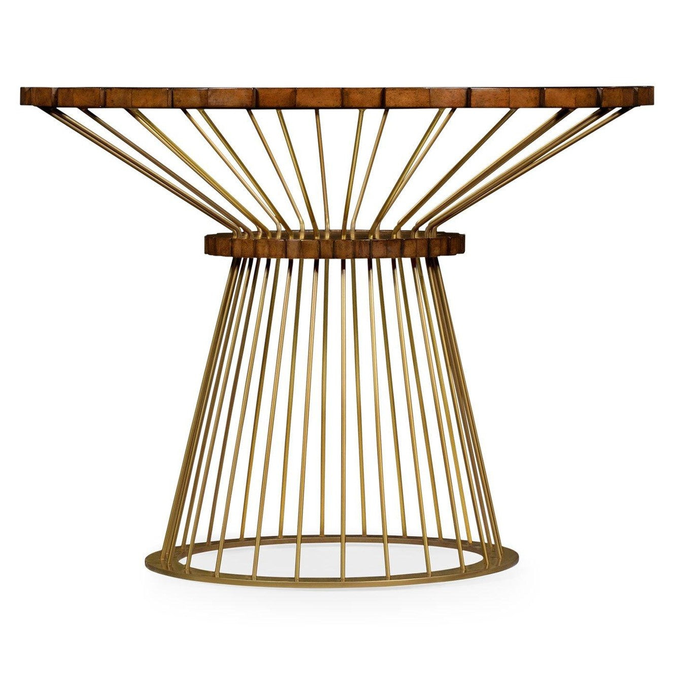 Jonathan Charles Camden Round Brass Centre Table