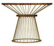 Jonathan Charles Camden Round Brass Centre Table