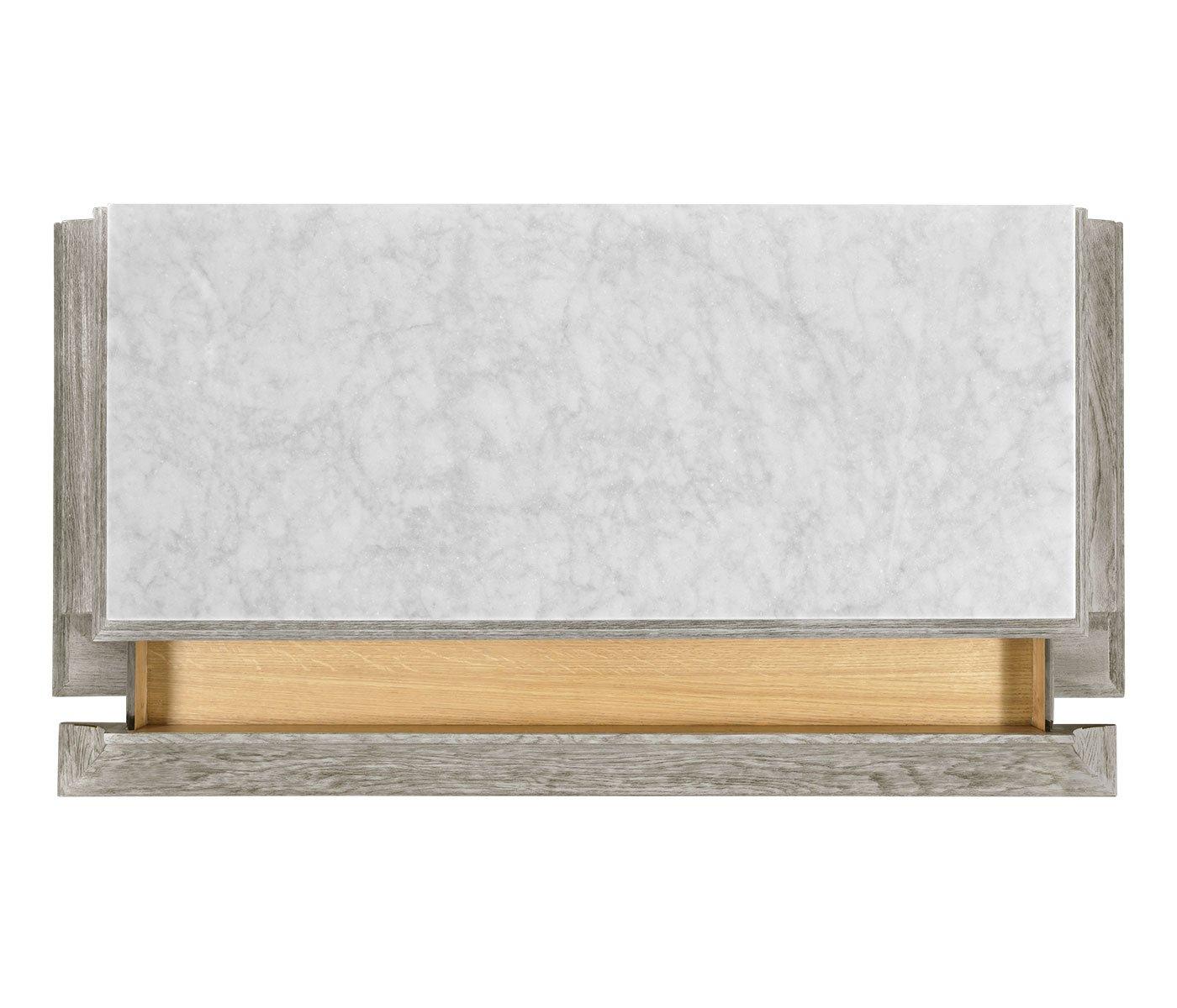 Jonathan Charles Doha Chest of Drawers in Oak in Grey