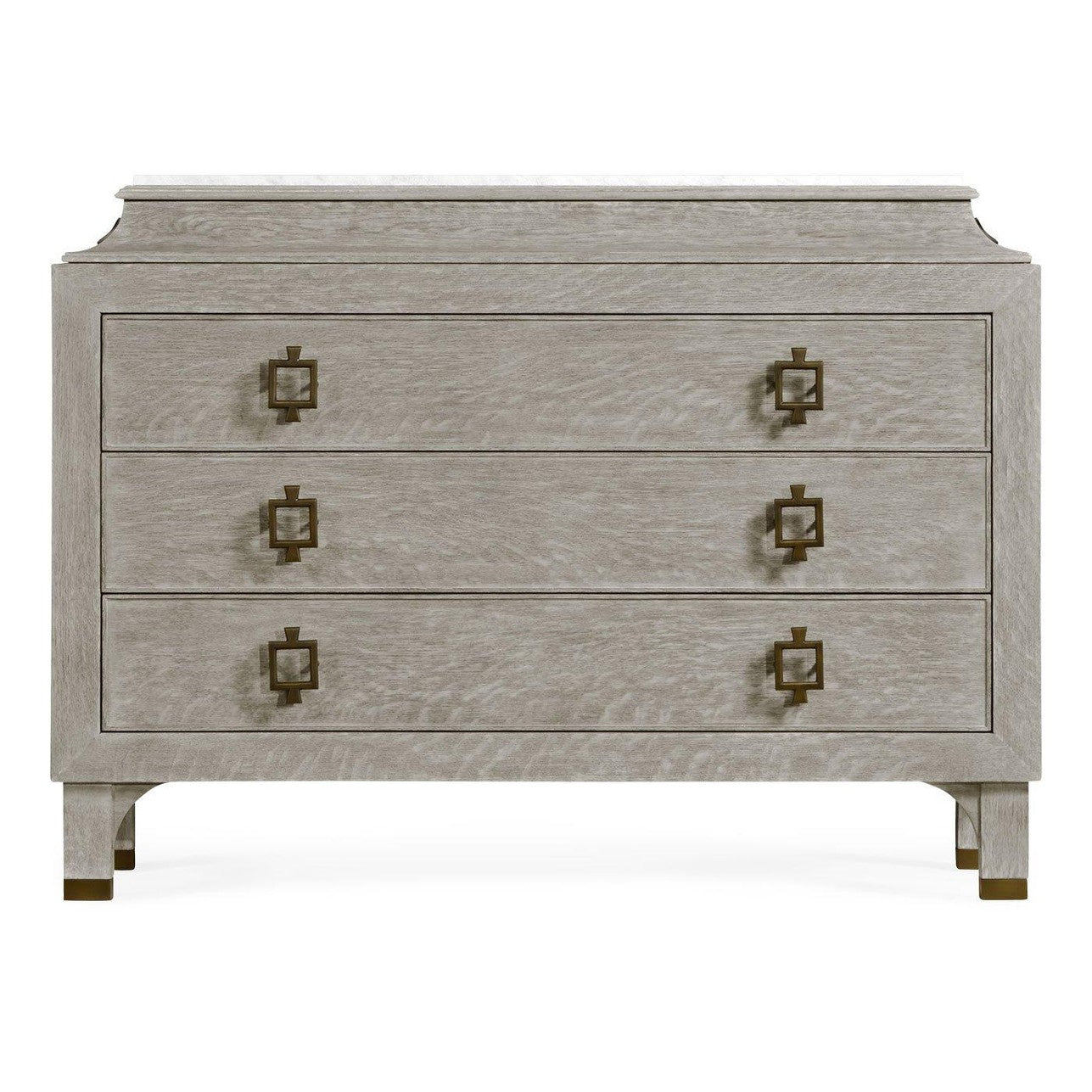 Jonathan Charles Doha Chest of Drawers in Oak in Grey