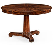 Jonathan Charles Round Dining Table Biedermeier Mahogany